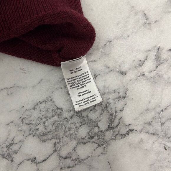 Vineyard Vines Men's Cotton Cashmere Quarter Zip Sweater L - Picture 5 of 5